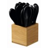 Black spoon 9 cm