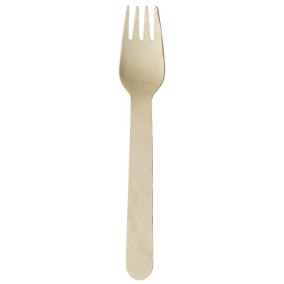 Wooden tasting fork 16 cm