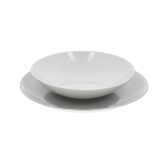 Assiette porcelaine ronde 26,5 cm